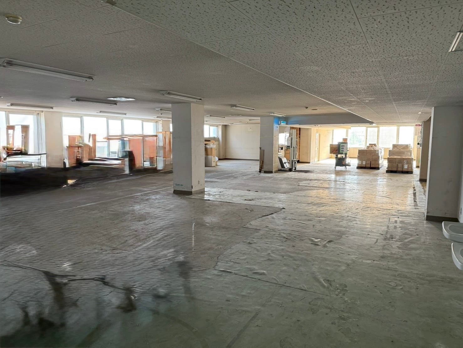 事例3：床面改修工事（京都府）—施工前