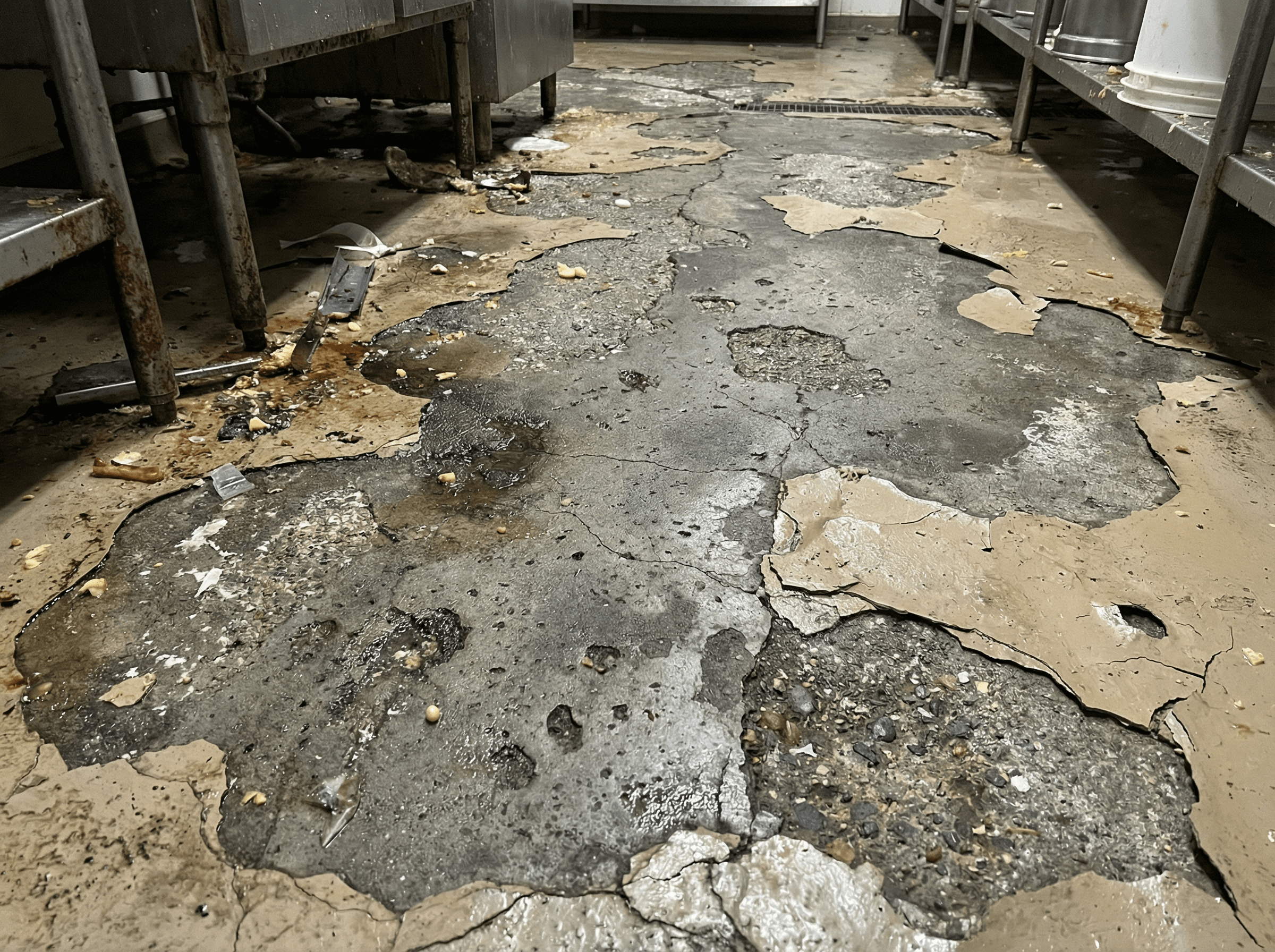 事例1: 着工前の床