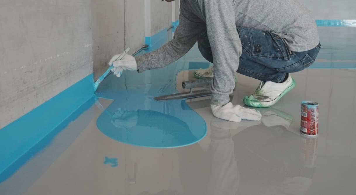 高品質な塗り床の仕上がりテクスチャ